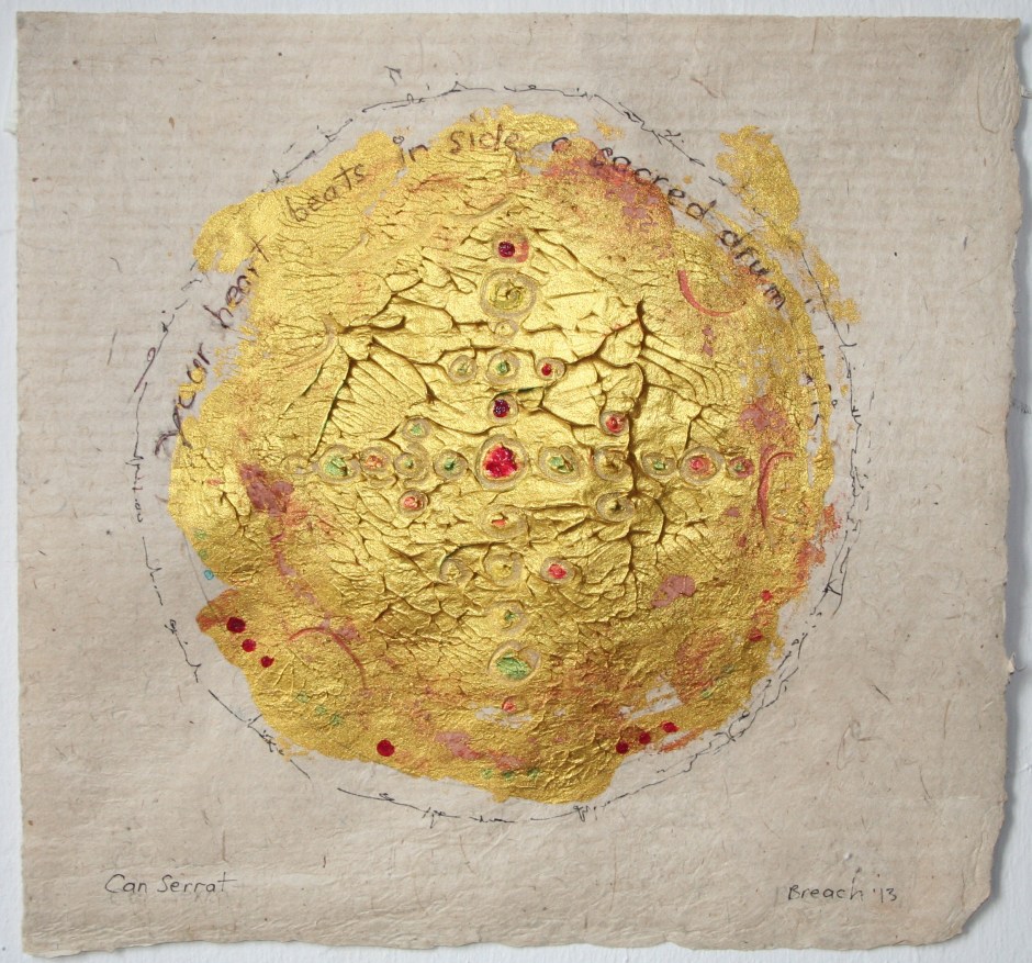 "Your hear beats inside a sacred drum"